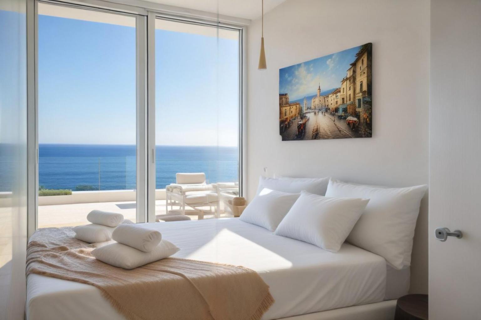 Seaview Luxury Villa Jacuzzi & Pool! 2 Min Beach Protaras Ngoại thất bức ảnh