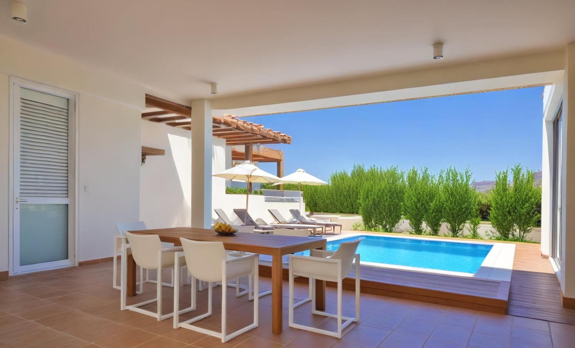 Seaview Luxury Villa Jacuzzi & Pool! 2 Min Beach Protaras Ngoại thất bức ảnh